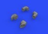 Eduard 648267 Harrier GR Mk.7/9 exhaust nozzles EDUARD, HASEGAWA 1/48 